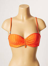 Sutien de costum de baie elasticitate top sutien modelat portocaliu CHERRY BEACH femeie