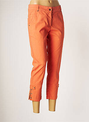 Pantalon trei sferturi portocaliu FRANCE RIVOIRE femeie