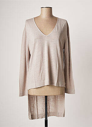 Pulover tunică gri POLES femeie