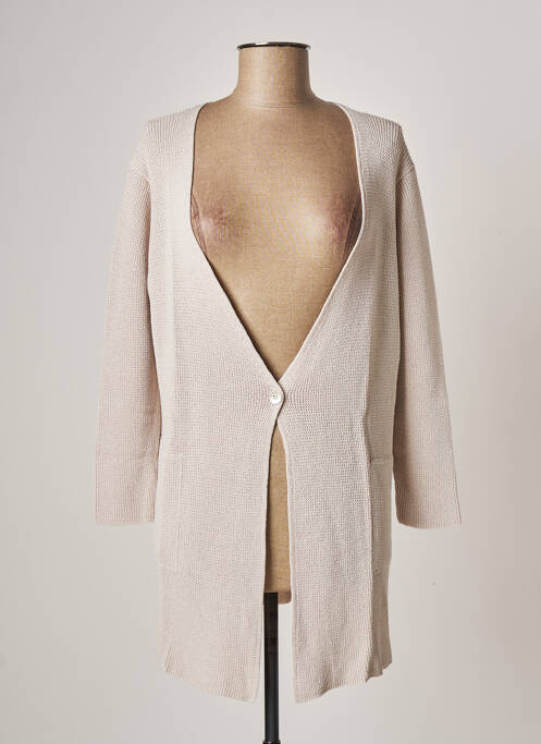 Vestă cu mâneci lungi gri POLES femeie