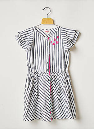 Rochie midi mâneci scurte mâneci scurte alb CATIMINI fată