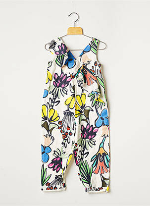 Salopetă-pantalon alb CATIMINI fată