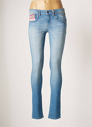 Blugi cu croială slim albastru CHIPIE fată