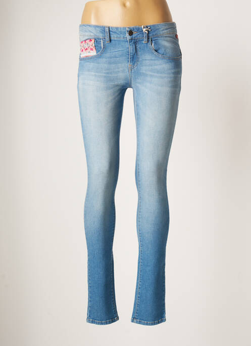 Blugi cu croială slim albastru CHIPIE fată