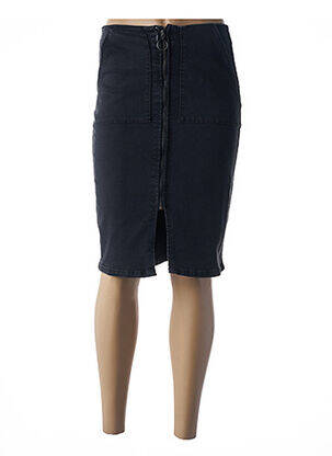 Fustă midi negru ICHI femeie