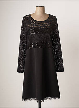 Rochie midi mâneci lungi mâneci lungi negru EGO femeie