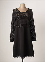 Rochie midi mâneci lungi mâneci lungi negru EGO femeie