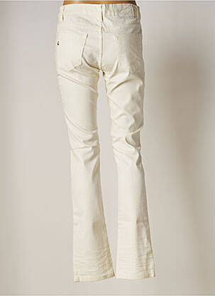 Pantalon drept elasticitate talie joasă bej NATIONAL LIBERTY femeie