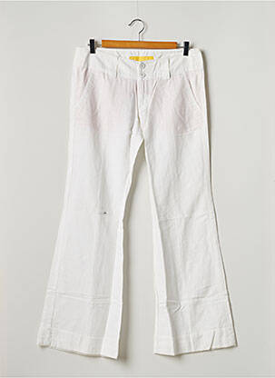 Pantalon larg alb FREEMAN T.PORTER femeie