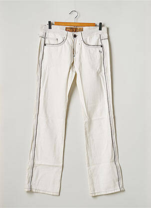 Blugi cu croială dreaptă alb FREEMAN T.PORTER femeie