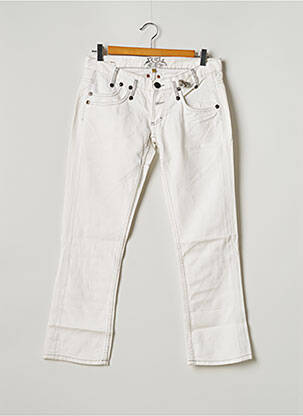 Pantalon trei sferturi alb FREEMAN T.PORTER femeie