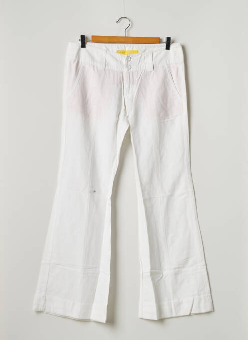 Pantalon larg alb FREEMAN T.PORTER femeie