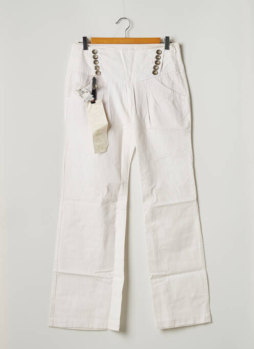 Pantalon drept alb FREEMAN T.PORTER femeie