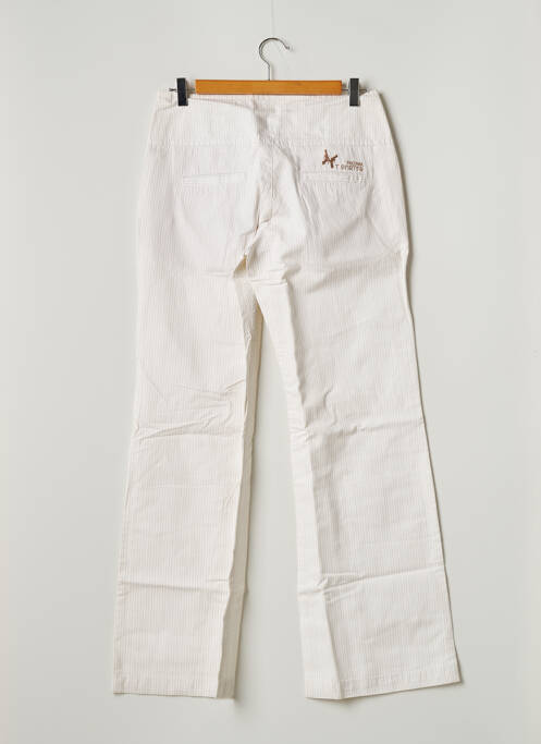 Pantalon drept alb FREEMAN T.PORTER femeie