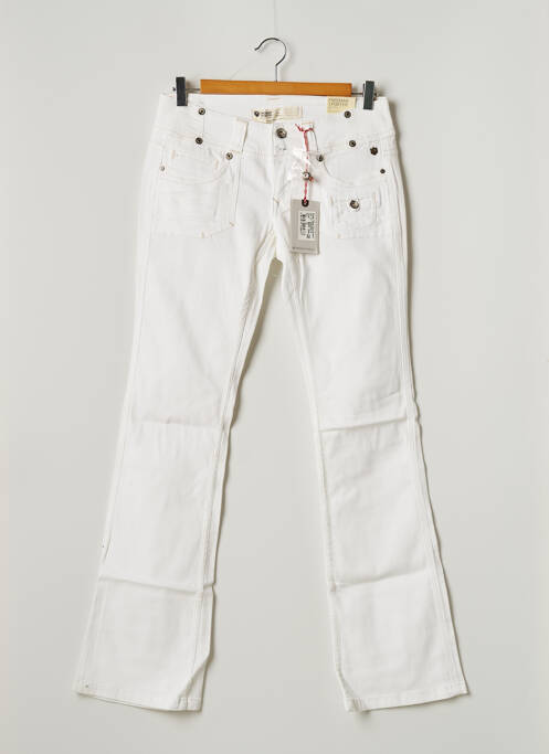 Blugi cu croială dreaptă alb FREEMAN T.PORTER femeie