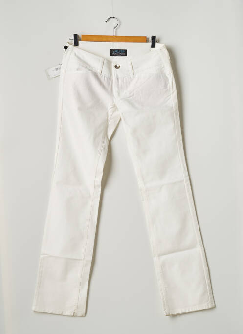 Blugi cu croială dreaptă alb FREEMAN T.PORTER femeie