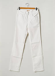 Pantalon slim broderie cu nituri mărime normală alb SALSA femme