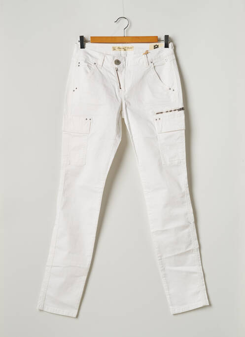 Pantalon cargo alb FREEMAN T.PORTER femeie