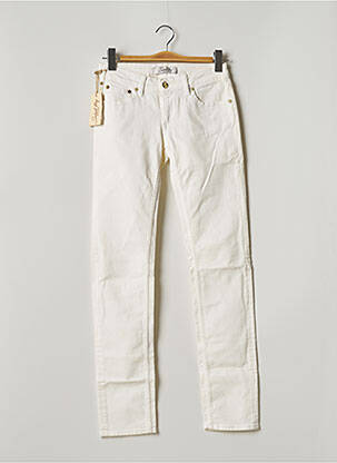 Pantalon slim bej SCHOOL RAG femeie