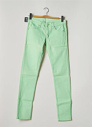 Pantalon slim elasticitate mărime normală verde CHEAP MONDAY femeie