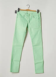 Pantalon slim elasticitate mărime normală verde CHEAP MONDAY femeie