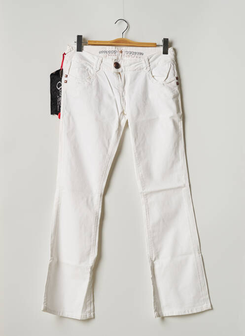 Pantalon evazat bej STONE AGED femeie