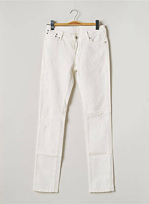 Blugi cu croială slim alb TEDDY SMITH femeie