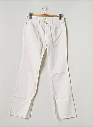 Pantalon drept alb SCHOOL RAG femeie