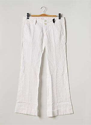 Pantalon evazat alb FREEMAN T.PORTER femeie