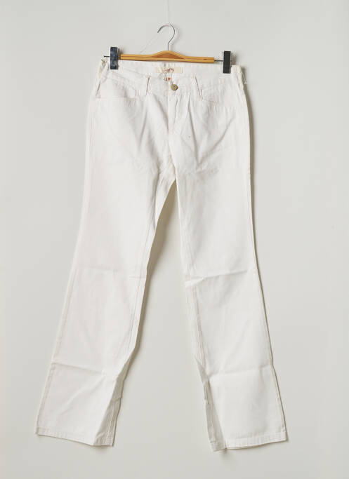 Pantalon drept alb SCHOOL RAG femeie