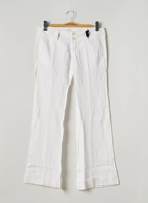 Pantalon evazat alb FREEMAN T.PORTER femeie