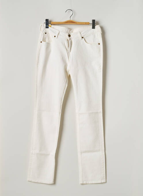 Blugi cu croială dreaptă alb LEE femeie