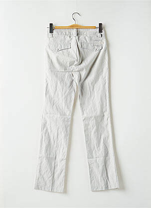 Pantalon drept țesătură poplin talie joasă albastru FREEMAN T.PORTER femeie