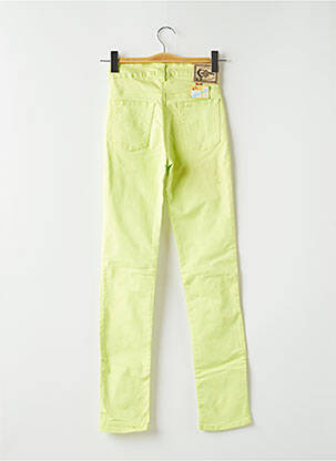 Pantalon slim talie înaltă talie înaltă verde CIMARRON femeie