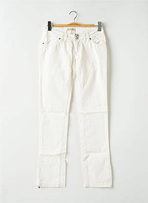 Pantalon 7/8 alb ICHI femeie