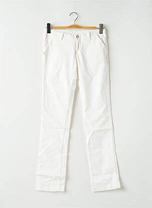 Pantalon slim talie joasă talie joasă alb NATIONAL LIBERTY femeie