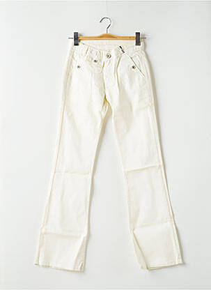 Blugi cu croială evazată bej NATIONAL LIBERTY femeie