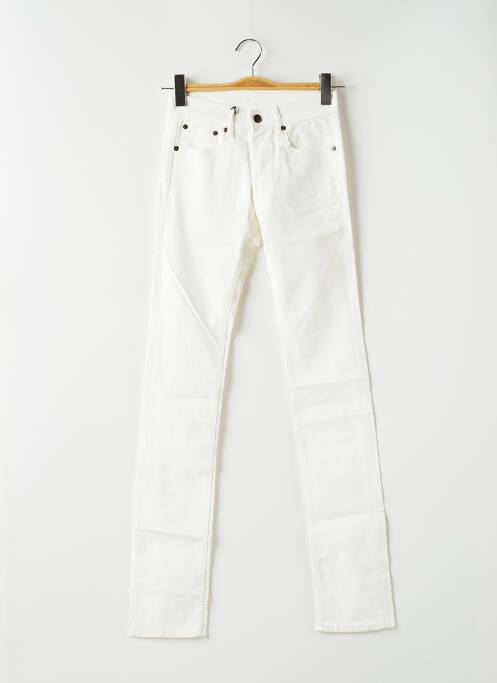 Pantalon slim alb HELLS BELLS femeie