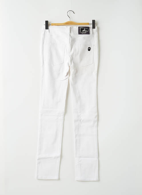 Blugi cu croială slim alb PM femeie