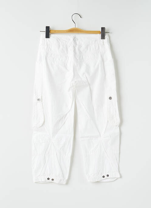 Pantalon trei sferturi alb DDP femeie