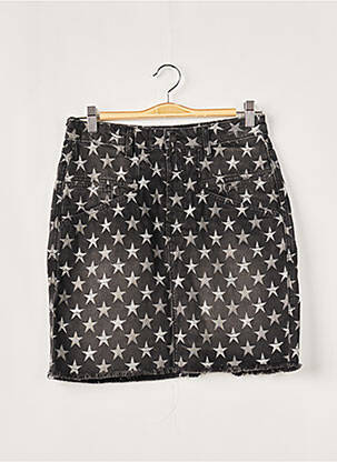 Fustă scurtă negru FIVE femeie