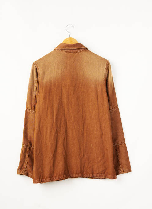 Jachetă de blugi maro FIVE femeie