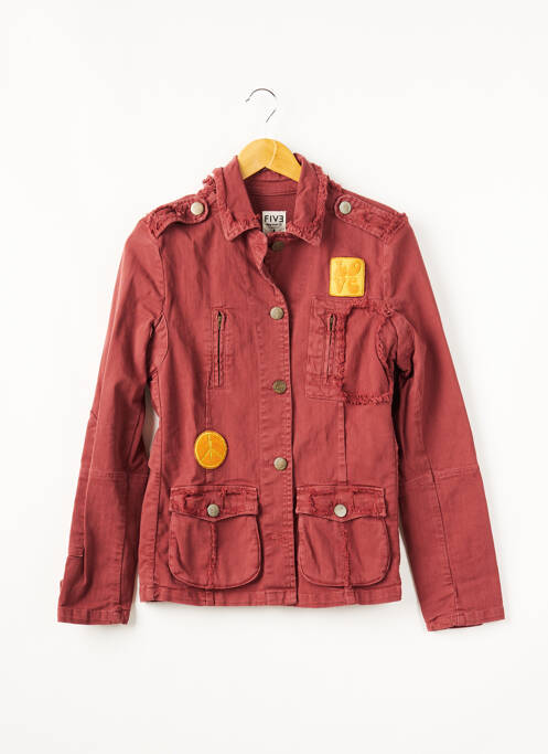 Jachetă de blugi roz FIVE femeie