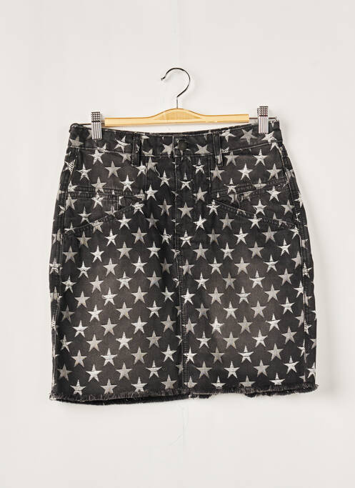 Fustă scurtă buzunare negru FIVE femme