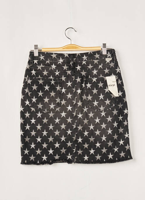 Fustă scurtă buzunare negru FIVE femme