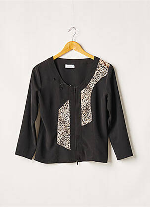 Jachete casual guler rotund negru QUATTRO femeie