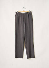 Pantalon drept talie elastică mărime normală gri QUATTRO femme