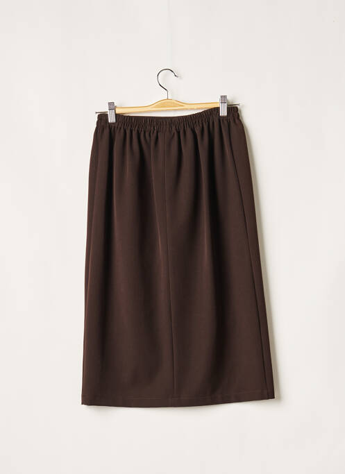 Fustă midi maro QUATTRO femeie