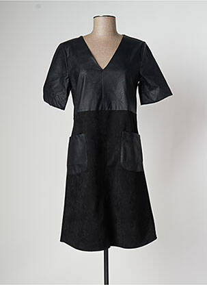 Rochie scurtă mâneci scurte mâneci scurte negru LA FÉE ATELIER BY LA FÉE MARABOUTÉE femeie
