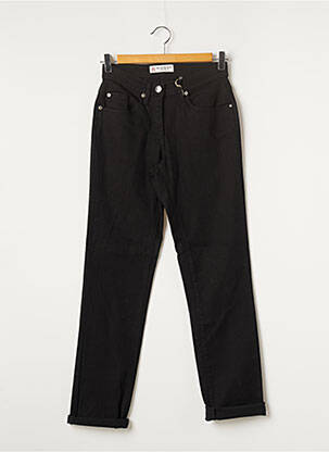 Blugi cu croială dreaptă negru MAT DE MISAINE femeie